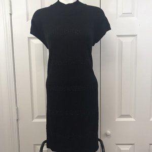 Apt 9 Womens Sz XL Black Dress Mock Neck Studded Knit Sheath Sweater NWT Kohl's